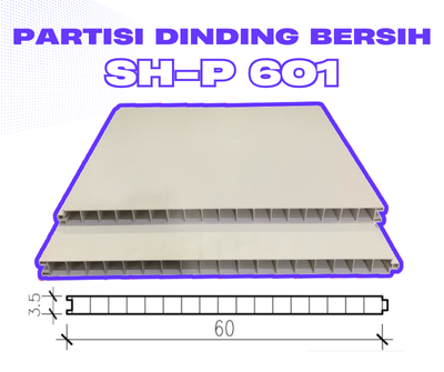 Gambar produk Partisi Dinding Bersih, partisi dinding pengganti sandwich panel.